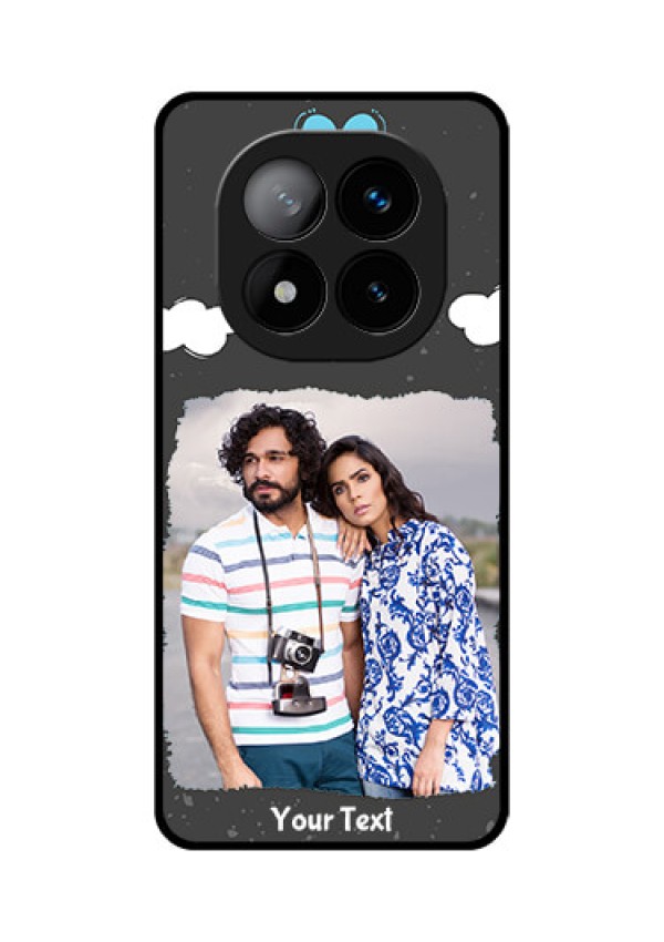 Redmi Note 14 Pro Plus 5G Custom Glass Phone CaseSplashes With Love Doodles Design