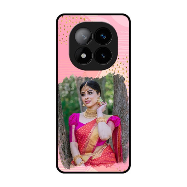 Redmi Note 14 Pro Plus 5G Custom Glass Phone CaseGold Glitter Splash Design Redmi Note 14 Pro Plus 5G Custom Glass Phone CaseGold Glitter Splash Design