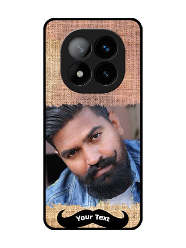 Custom Redmi Note 14 Pro Plus 5G Custom Glass Phone CaseWith Texture Design