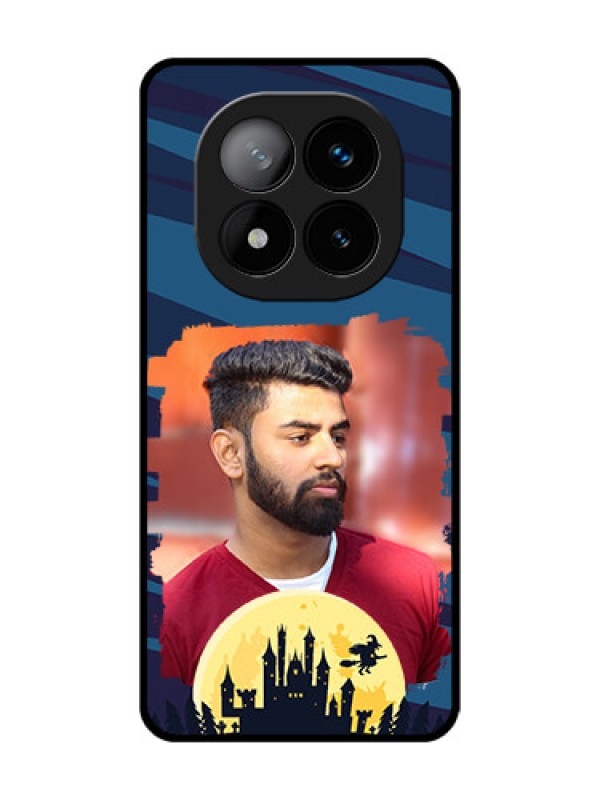 Custom Redmi Note 14 Pro Plus 5G Custom Glass Phone CaseHalloween Witch Design