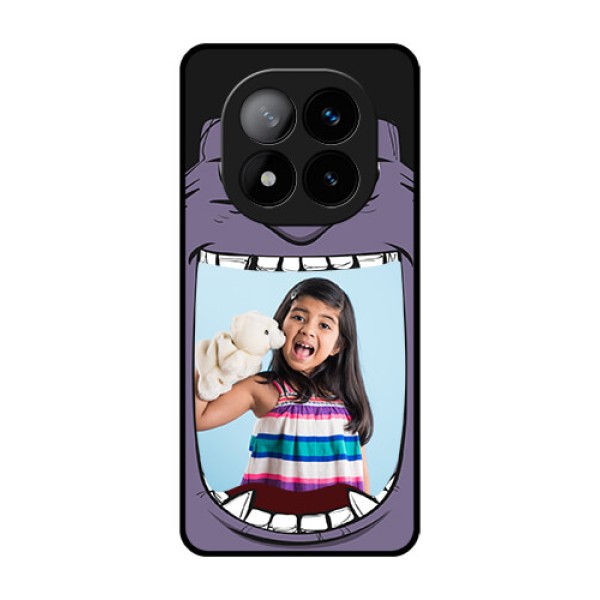 Redmi Note 14 Pro Plus 5G Custom Glass Phone CaseAngry Monster Design
