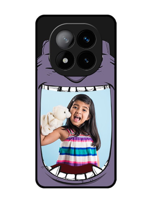 Custom Redmi Note 14 Pro Plus 5G Custom Glass Phone CaseAngry Monster Design