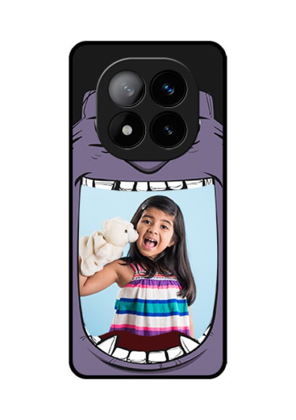 Redmi Note 14 Pro Plus 5G Custom Glass Phone CaseAngry Monster Design