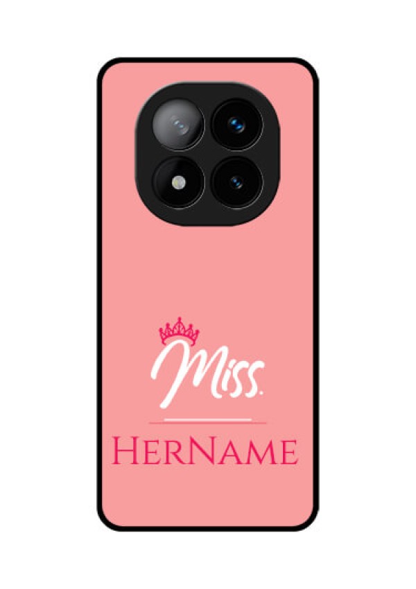 Redmi Note 14 Pro Plus 5G Custom Glass Phone CaseMrs With Name Design