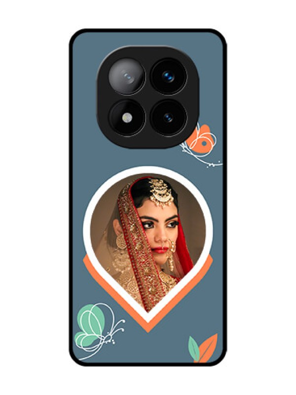 Custom Redmi Note 14 Pro Plus 5G Custom Glass Phone CaseDroplet Butterflies Design