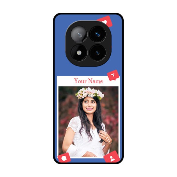 Redmi Note 14 Pro Plus 5G Custom Glass Phone CaseLike Share And Comment Design Redmi Note 14 Pro Plus 5G Custom Glass Phone CaseLike Share And Comment Design