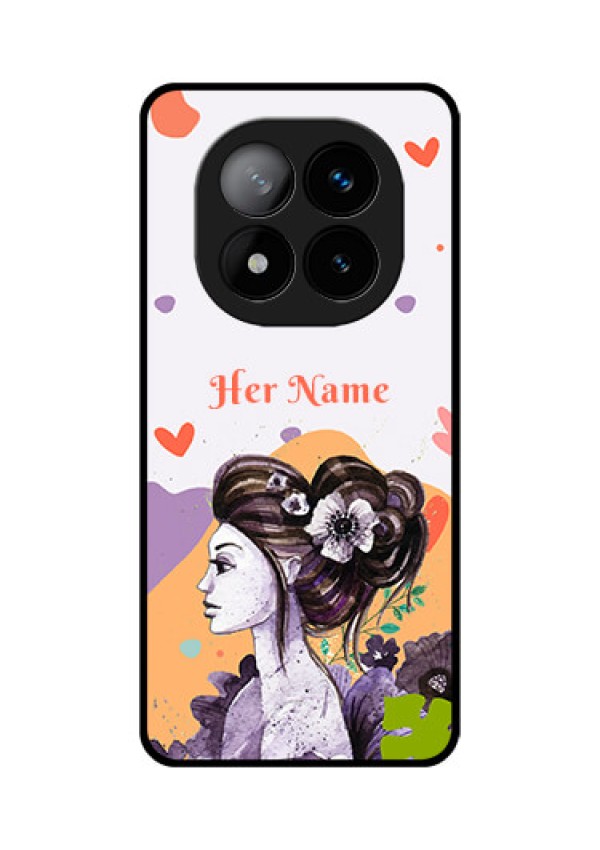 Redmi Note 14 Pro Plus 5G Custom Glass Phone CaseWoman And Nature Design