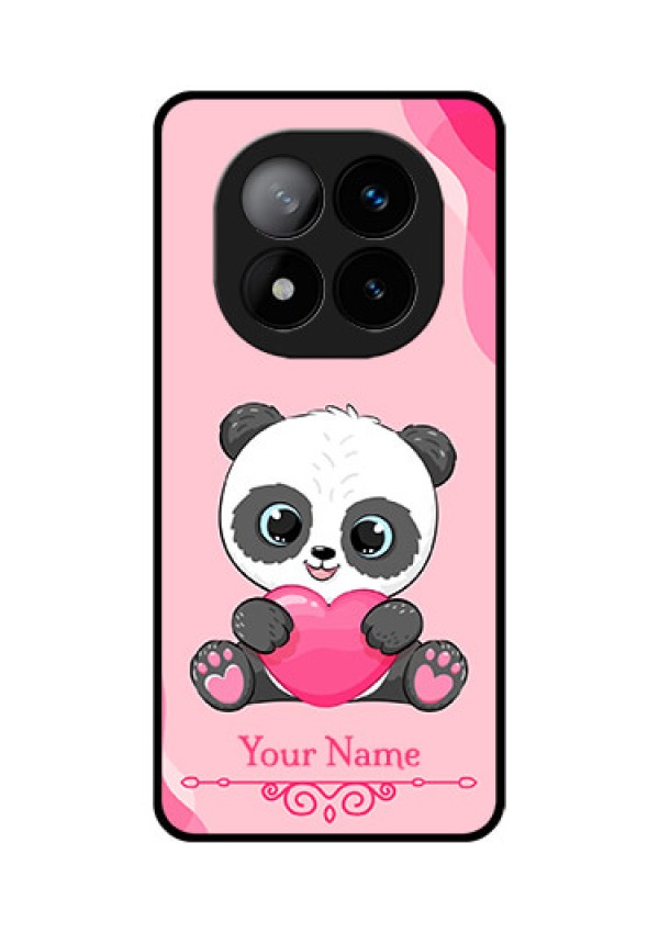 Redmi Note 14 Pro Plus 5G Custom Glass Phone CaseCute Panda Design