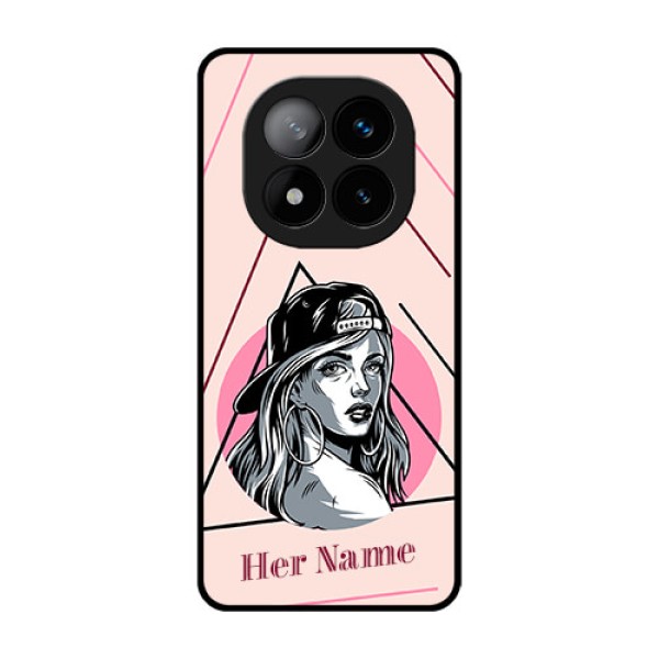 Redmi Note 14 Pro Plus 5G Custom Glass Phone CaseRockstar Girl Design Redmi Note 14 Pro Plus 5G Custom Glass Phone CaseRockstar Girl Design