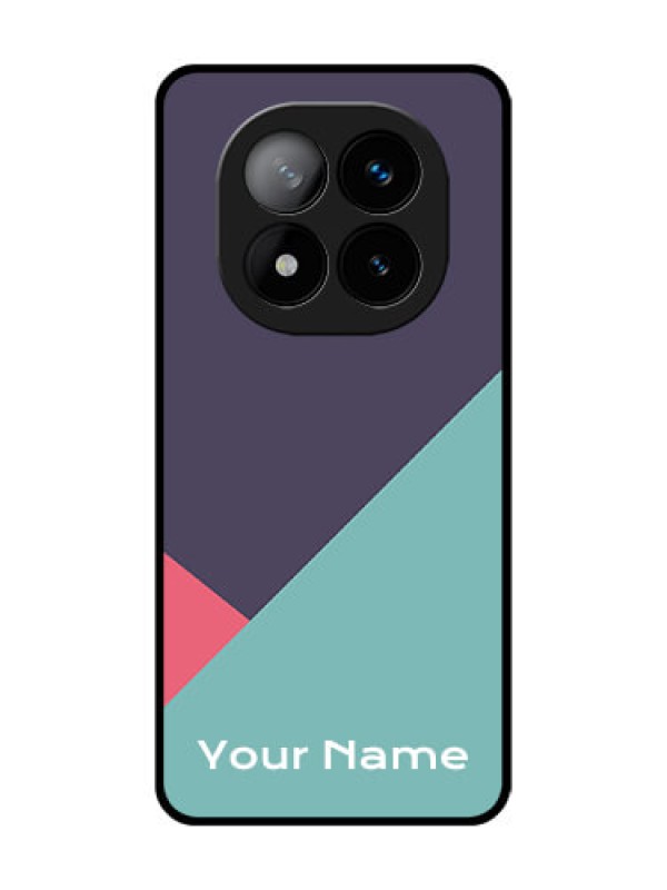 Custom Redmi Note 14 Pro Plus 5G Custom Glass Phone CaseTri Color Abstract Design