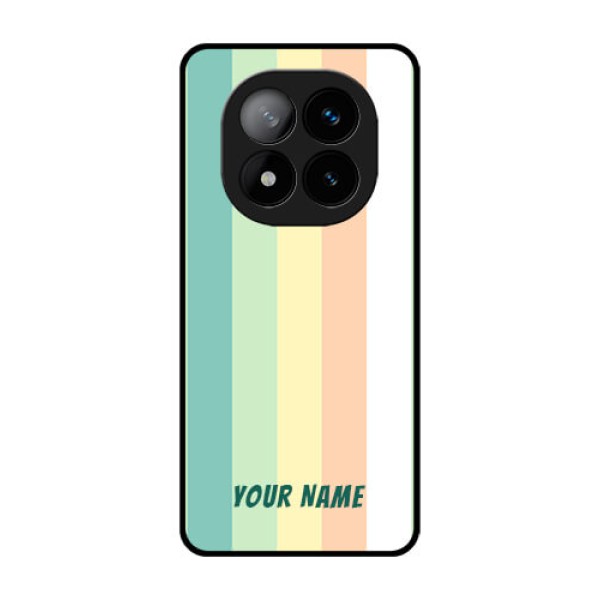 Redmi Note 14 Pro Plus 5G Custom Glass Phone CaseMulti - Colour Stripes Design Redmi Note 14 Pro Plus 5G Custom Glass Phone CaseMulti - Colour Stripes Design