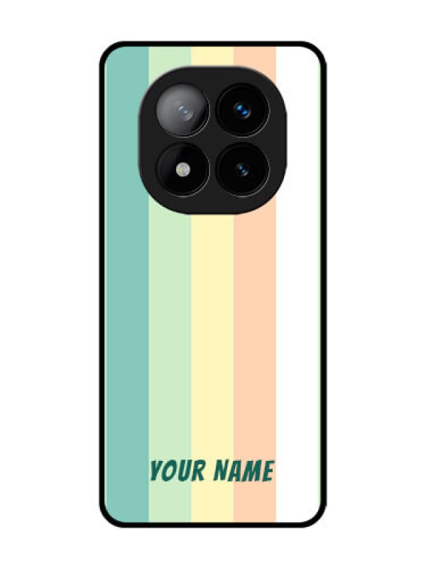 Custom Redmi Note 14 Pro Plus 5G Custom Glass Phone CaseMulti - Colour Stripes Design