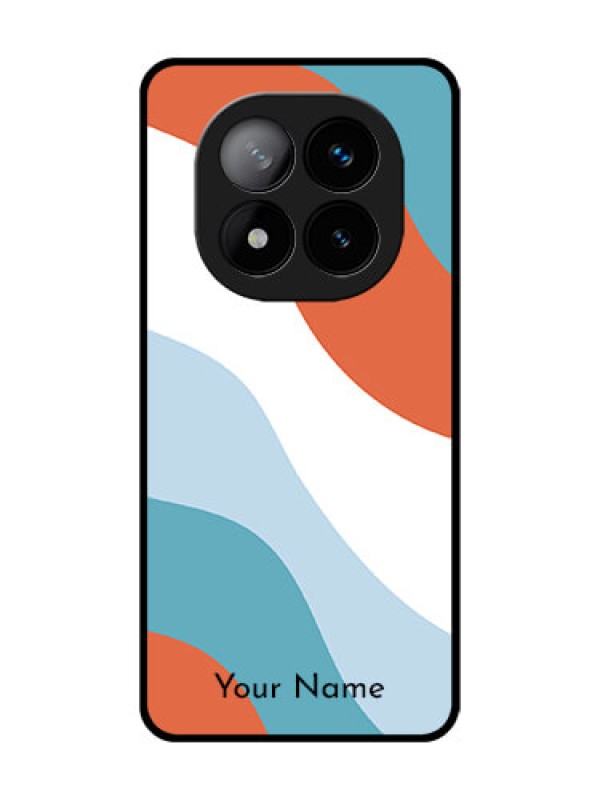 Custom Redmi Note 14 Pro Plus 5G Custom Glass Phone CaseColoured Waves Design