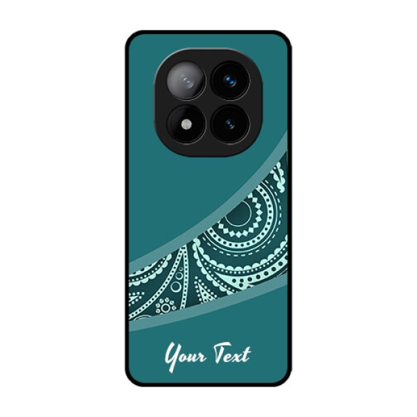 Redmi Note 14 Pro Plus 5G Custom Glass Phone CaseSemi Visible Floral Design