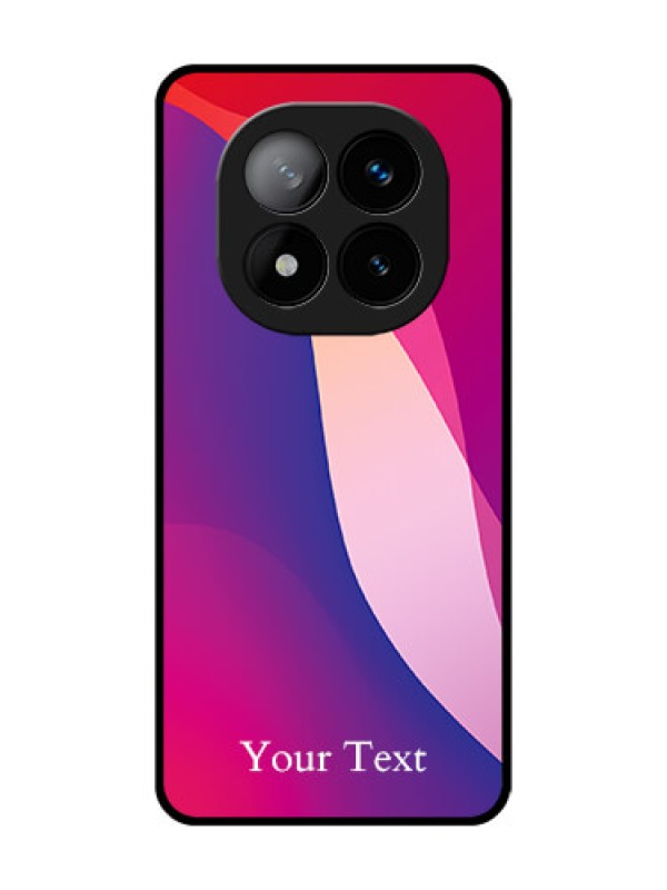 Custom Redmi Note 14 Pro Plus 5G Custom Glass Phone CaseDigital Abstract Overlap Design