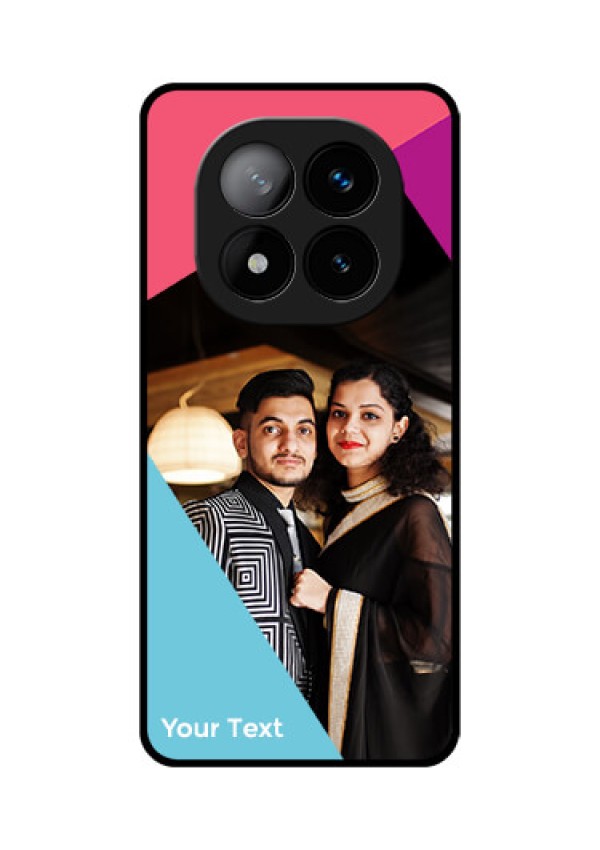 Redmi Note 14 Pro Plus 5G Custom Glass Phone CaseStacked Triple Colour Design
