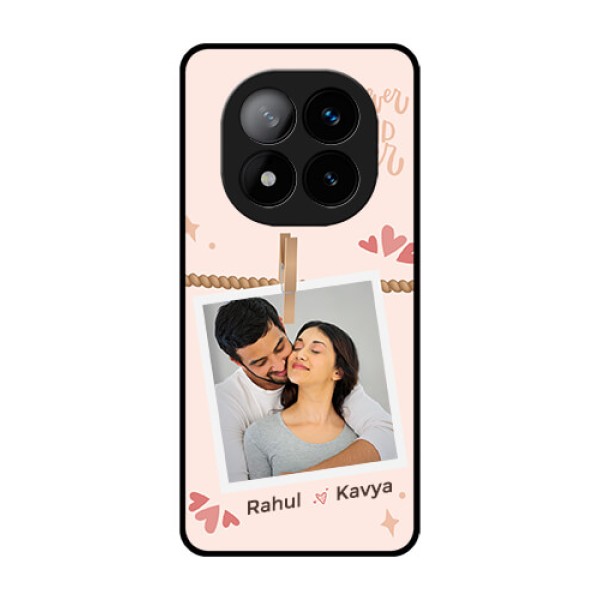 Redmi Note 14 Pro Plus 5G Custom Glass Phone CaseForever And Ever Love Design Redmi Note 14 Pro Plus 5G Custom Glass Phone CaseForever And Ever Love Design
