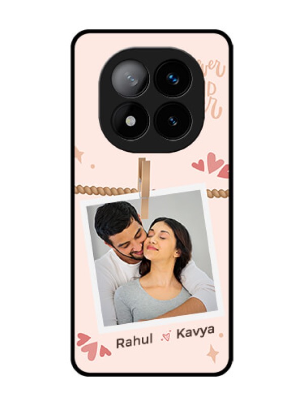 Custom Redmi Note 14 Pro Plus 5G Custom Glass Phone CaseForever And Ever Love Design