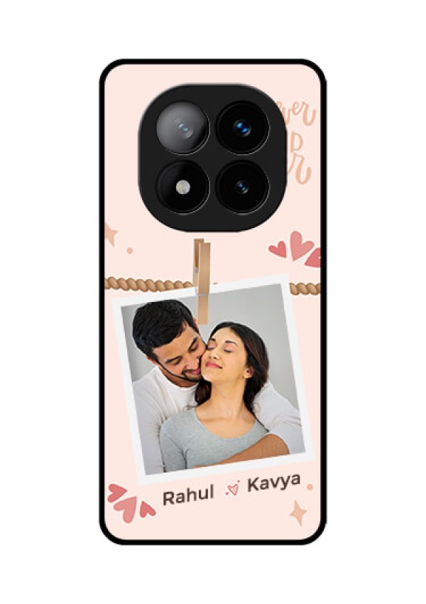 Redmi Note 14 Pro Plus 5G Custom Glass Phone CaseForever And Ever Love Design