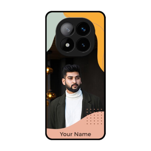 Redmi Note 14 Pro Plus 5G Custom Glass Phone CaseTri - Coloured Overlay Design Redmi Note 14 Pro Plus 5G Custom Glass Phone CaseTri - Coloured Overlay Design