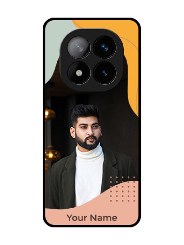 Custom Redmi Note 14 Pro Plus 5G Custom Glass Phone CaseTri - Coloured Overlay Design