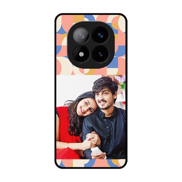 Redmi Note 14 Pro Plus 5G Custom Glass Phone CaseSemi - Circle Maze Pattern Design Redmi Note 14 Pro Plus 5G Custom Glass Phone CaseSemi - Circle Maze Pattern Design