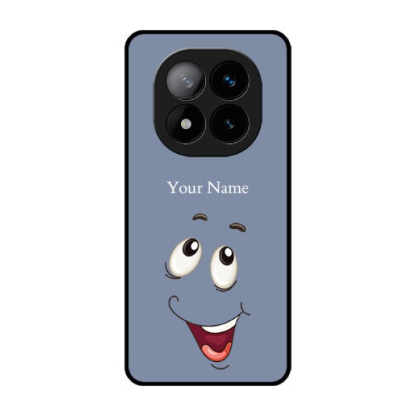 Redmi Note 14 Pro Plus 5G Custom Glass Phone CaseLaughing Cartoon Face Design