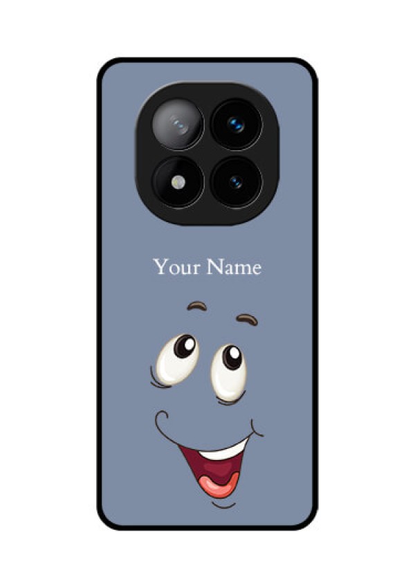Redmi Note 14 Pro Plus 5G Custom Glass Phone CaseLaughing Cartoon Face Design