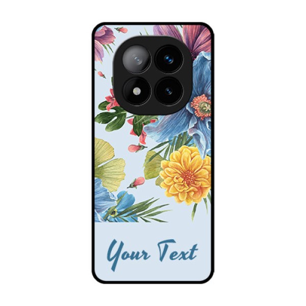 Redmi Note 14 Pro Plus 5G Custom Glass Phone CaseStunning Watercolored Flowers Painting Design Redmi Note 14 Pro Plus 5G Custom Glass Phone CaseStunning Watercolored Flowers Painting Design