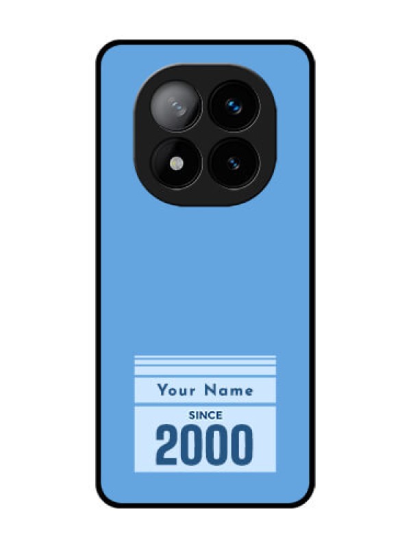 Custom Redmi Note 14 Pro Plus 5G Custom Glass Phone CaseCustom Year Of Birth Design