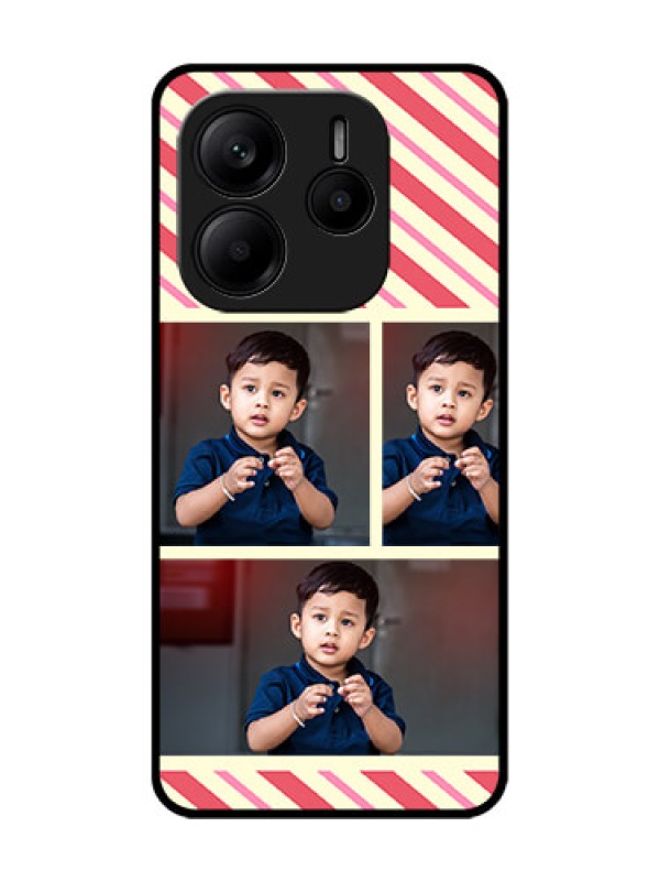 Custom Redmi Note 14 SE 5G Custom Glass Phone Case - Picture Upload Mobile Case Design