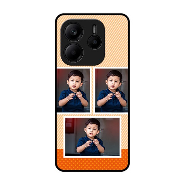 Redmi Note 14 SE 5G Custom Glass Phone Case - Bulk Photos Upload Design Redmi Note 14 SE 5G Custom Glass Phone Case - Bulk Photos Upload Design
