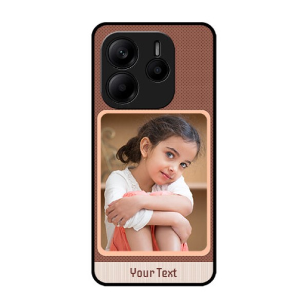 Redmi Note 14 SE 5G Custom Glass Phone Case - Simple Pic Upload Design Redmi Note 14 SE 5G Custom Glass Phone Case - Simple Pic Upload Design