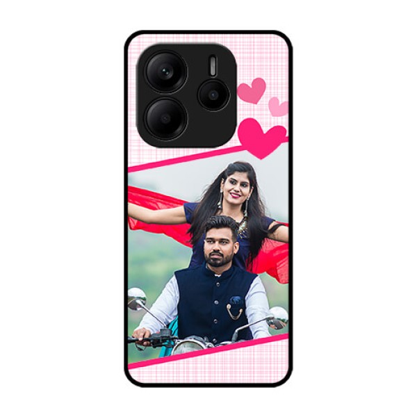 Redmi Note 14 SE 5G Custom Glass Phone Case - Love Shape Heart Design Redmi Note 14 SE 5G Custom Glass Phone Case - Love Shape Heart Design