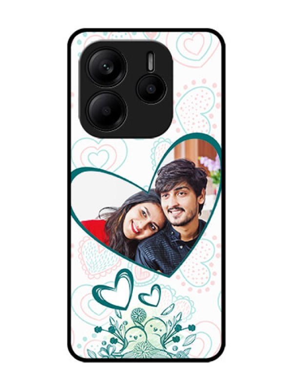 Custom Redmi Note 14 SE 5G Custom Glass Phone Case - Premium Couple Design