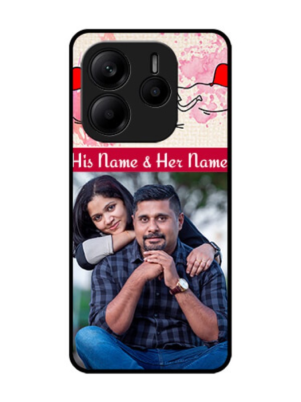 Custom Redmi Note 14 SE 5G Custom Glass Phone Case - You And Me Case Design