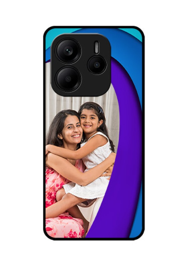 Redmi Note 14 SE 5G Custom Glass Phone Case - Simple Pattern Design