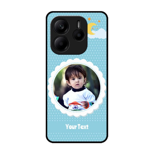 Redmi Note 14 SE 5G Custom Glass Phone Case - Violet Pattern Design