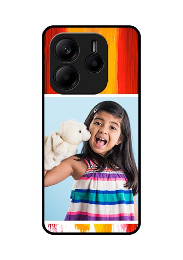 Redmi Note 14 SE 5G Custom Glass Phone Case - Multi Color Design