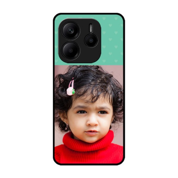 Redmi Note 14 SE 5G Custom Glass Phone Case - Lovers Picture Design