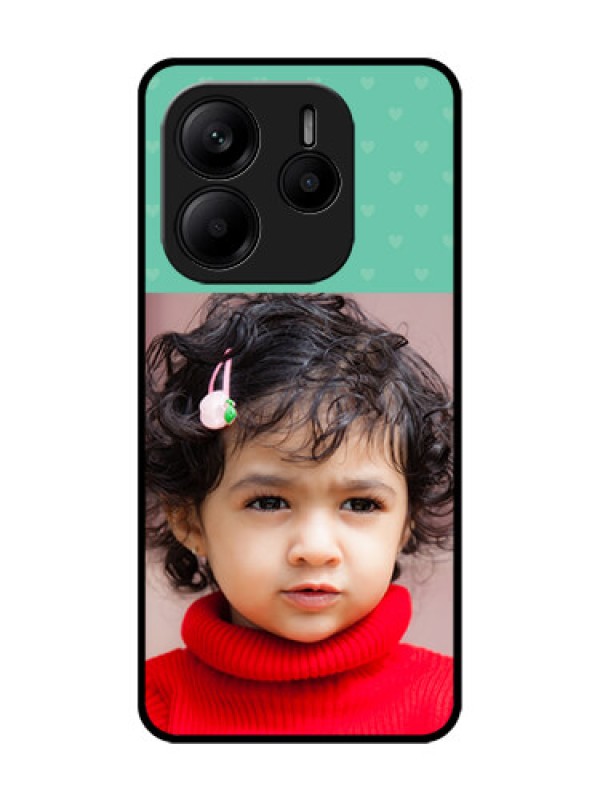 Custom Redmi Note 14 SE 5G Custom Glass Phone Case - Lovers Picture Design