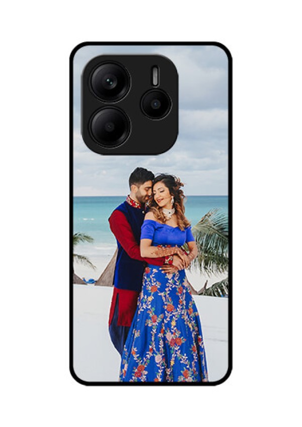 Redmi Note 14 SE 5G Custom Glass Phone Case - Upload Full Picture Design