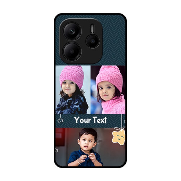 Redmi Note 14 SE 5G Custom Glass Phone Case - Hanging Stars Design