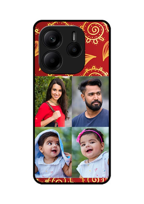 Redmi Note 14 SE 5G Custom Glass Phone Case - 4 Image Traditional Design