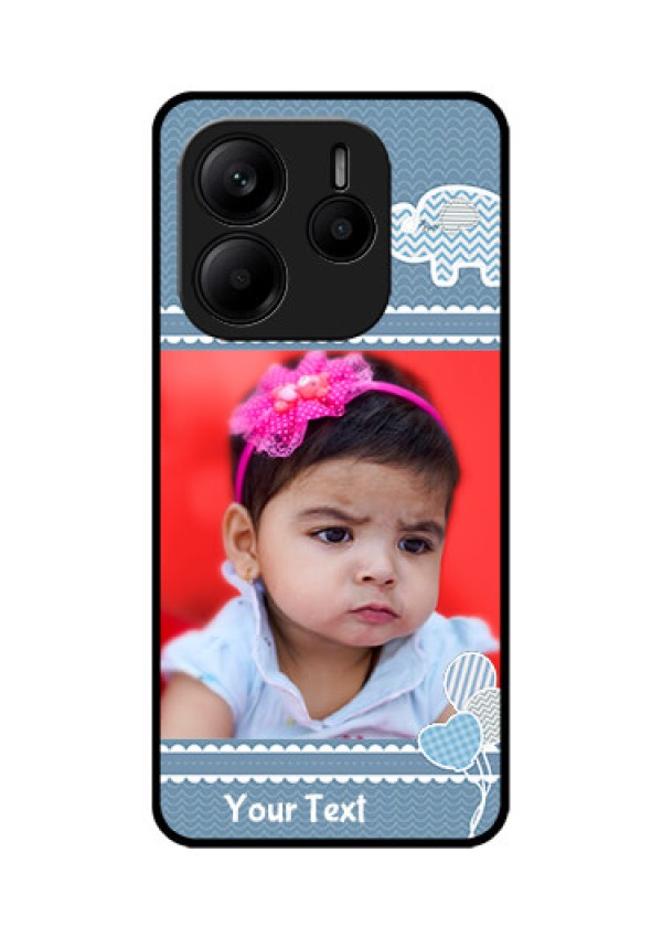 Redmi Note 14 SE 5G Custom Glass Phone Case - With Kids Pattern Design