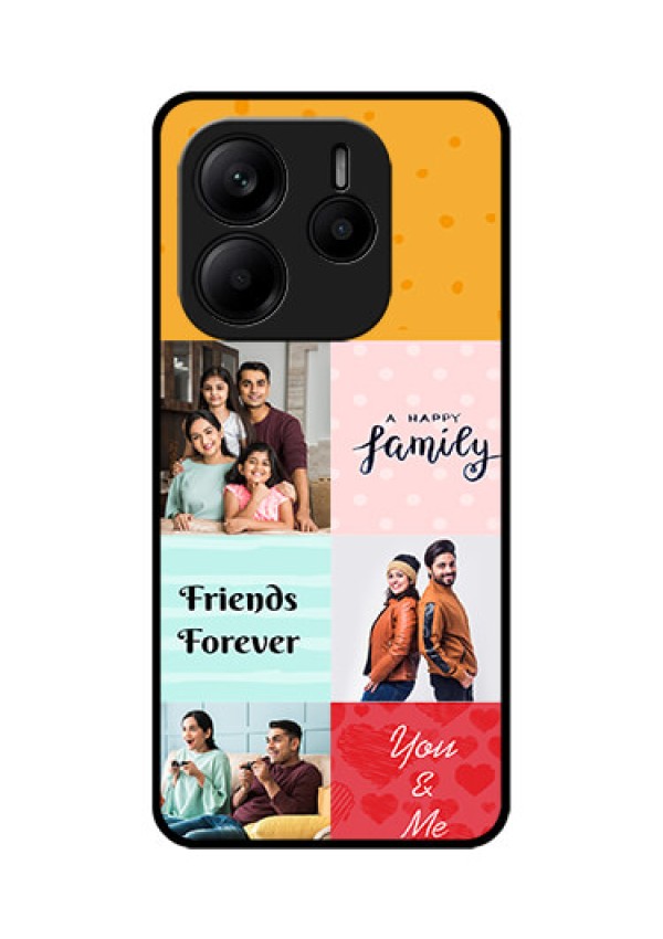 Redmi Note 14 SE 5G Custom Glass Phone Case - Images With Quotes Design