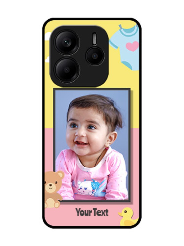 Custom Redmi Note 14 SE 5G Custom Glass Phone Case - Kids 2 Color Design