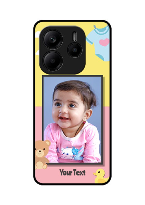 Redmi Note 14 SE 5G Custom Glass Phone Case - Kids 2 Color Design