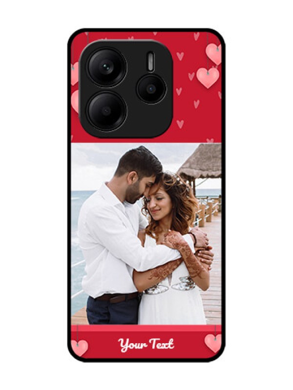 Custom Redmi Note 14 SE 5G Custom Glass Phone Case - Valentines Day Design