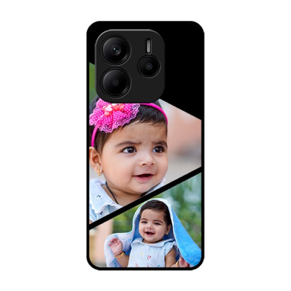 Redmi Note 14 SE 5G Custom Glass Phone Case - Semi Cut Design